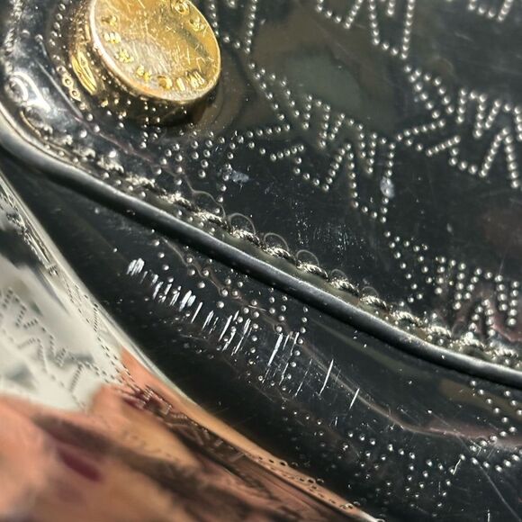 Michael Kors Camille Medium Satchel Patent *DAMAGED* - Picture 10 of 16